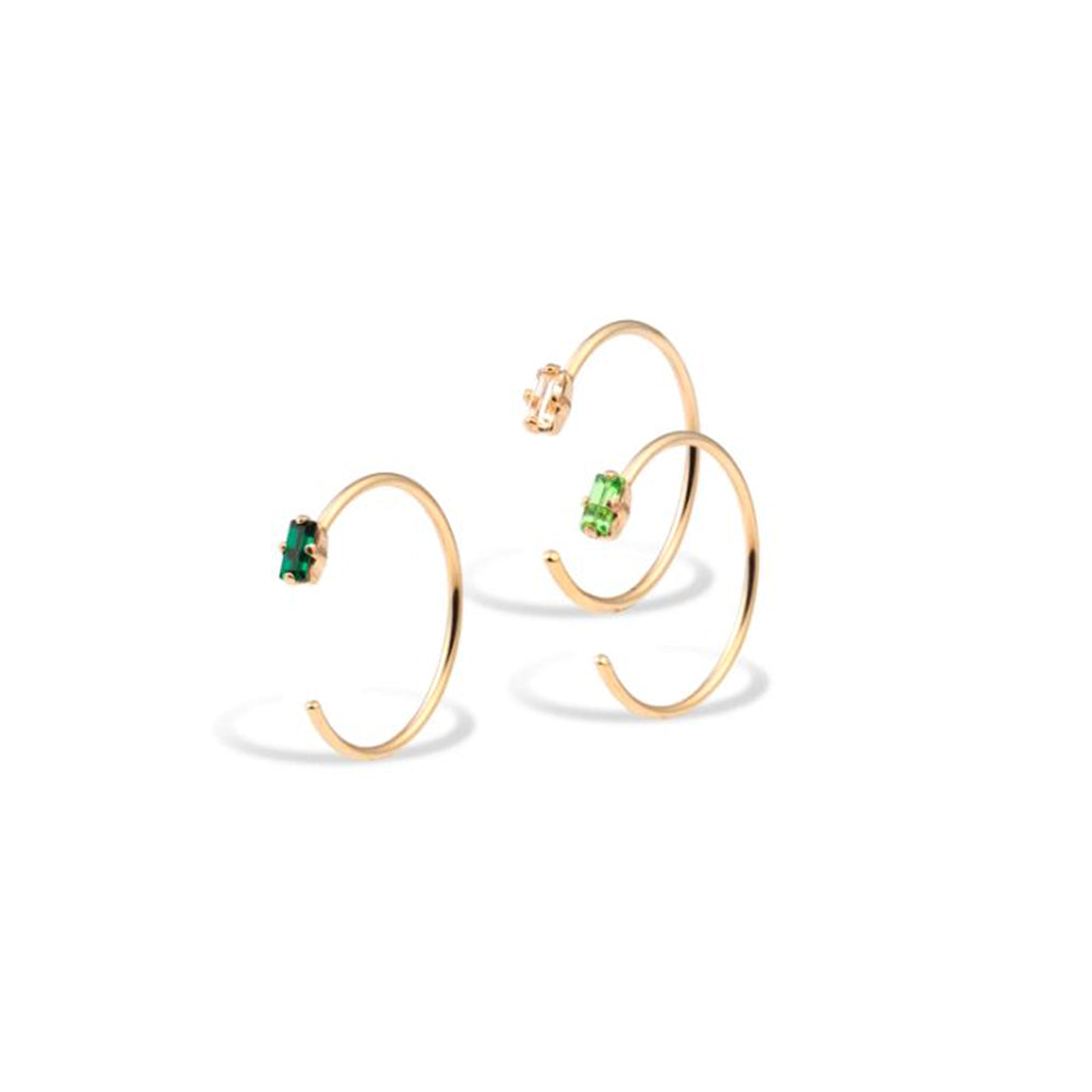 Jules Green Trio of Thin Rings