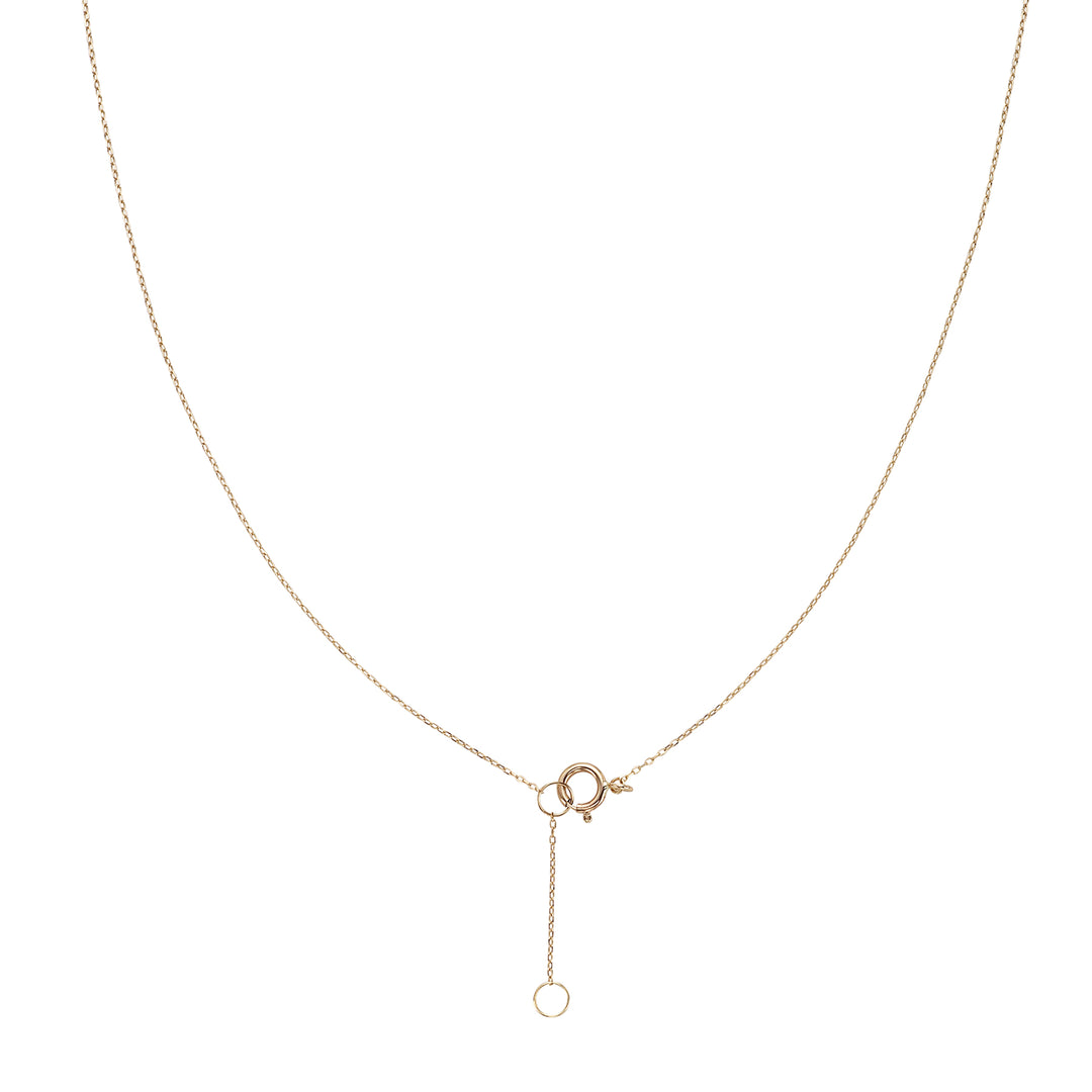 Slim Chain White Diamond Necklace