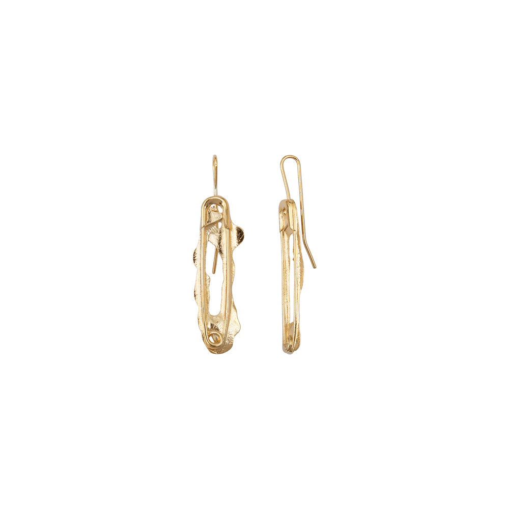 Gold Pin Earrings II