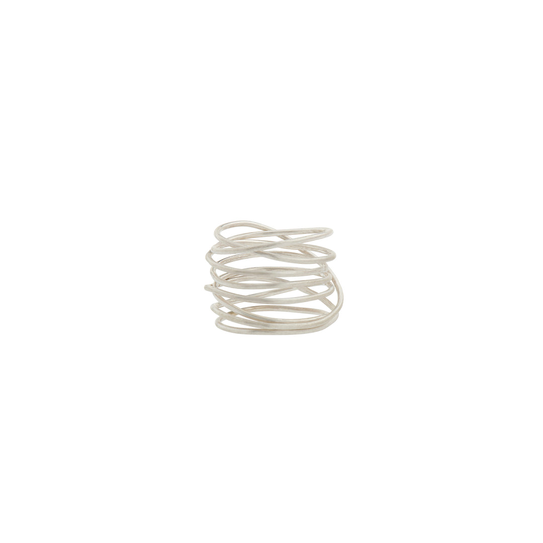 Silver Spiral Ring