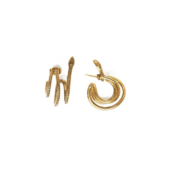 Double Sissi Creole Earrings