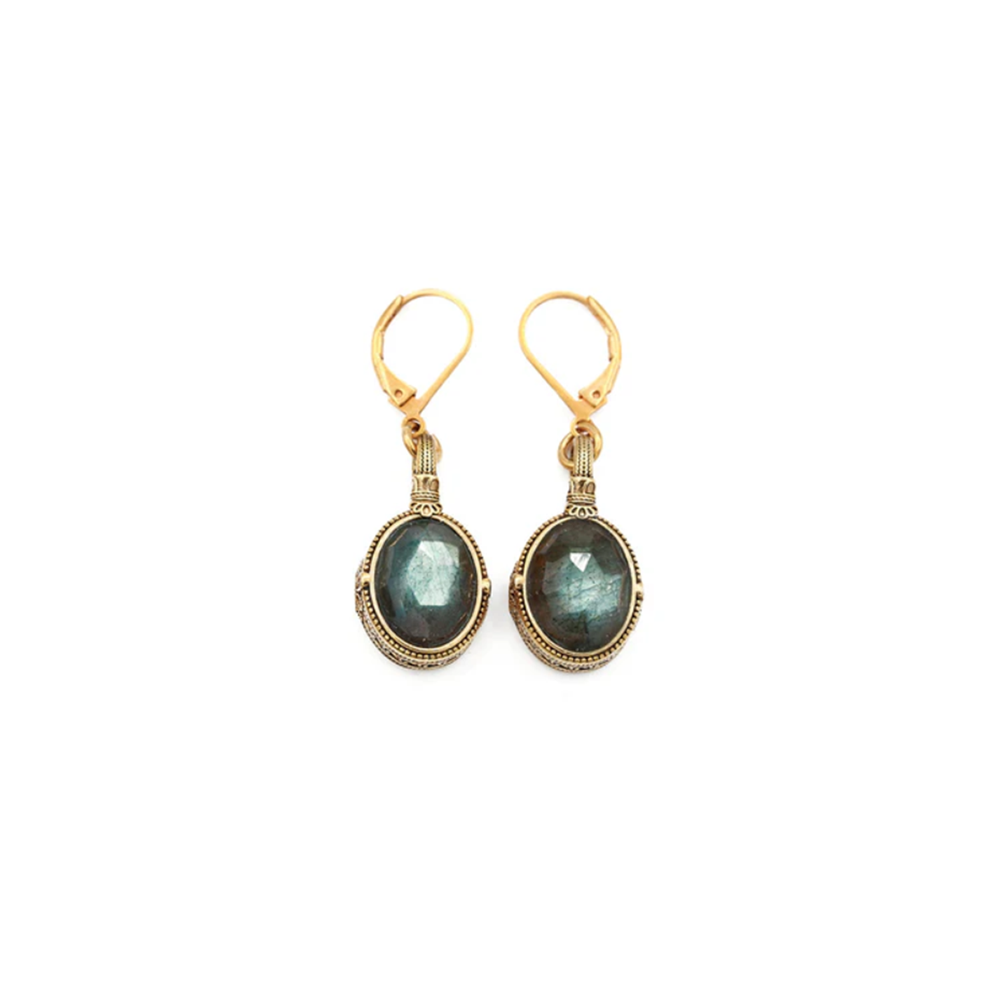 Camay stone earrings