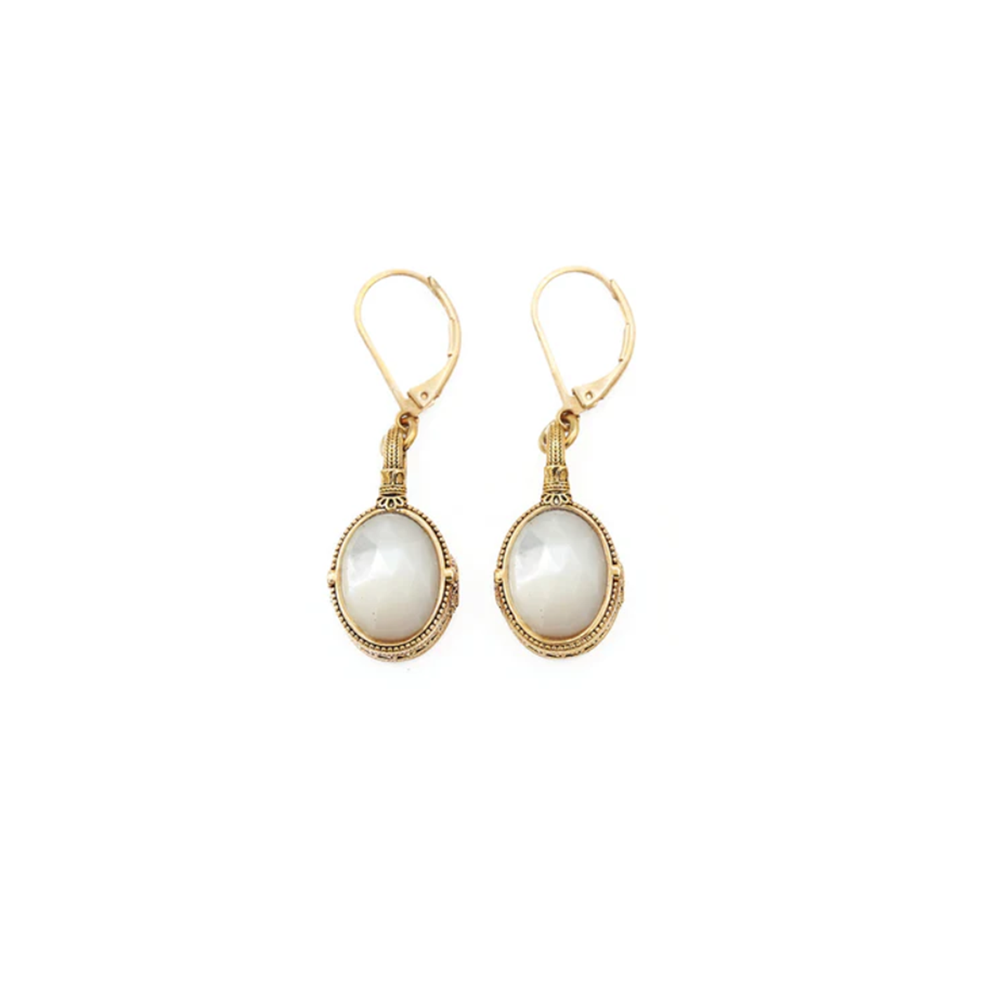 Camay stone earrings