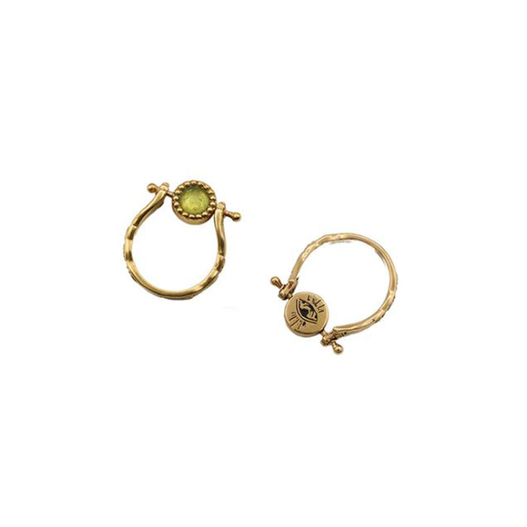 Sacha eye stone pivot ring