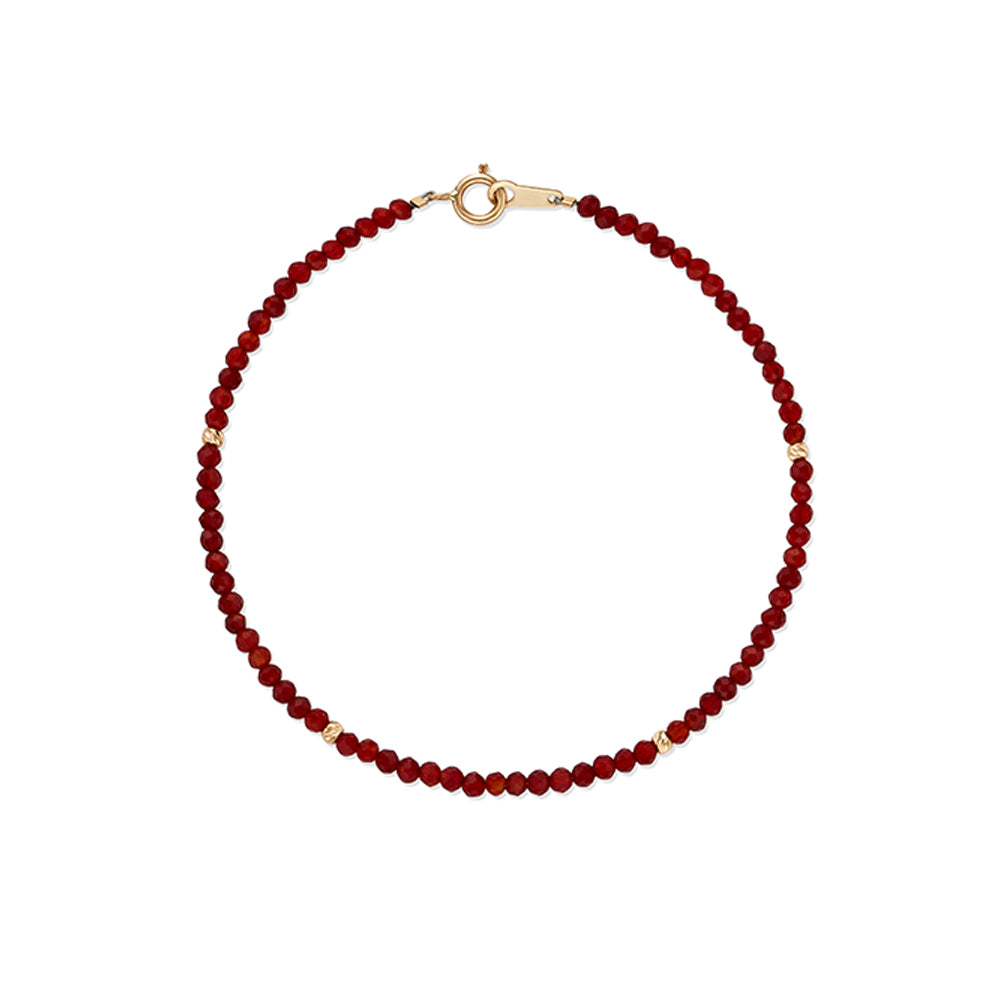 Carnelian Slim Bracelet