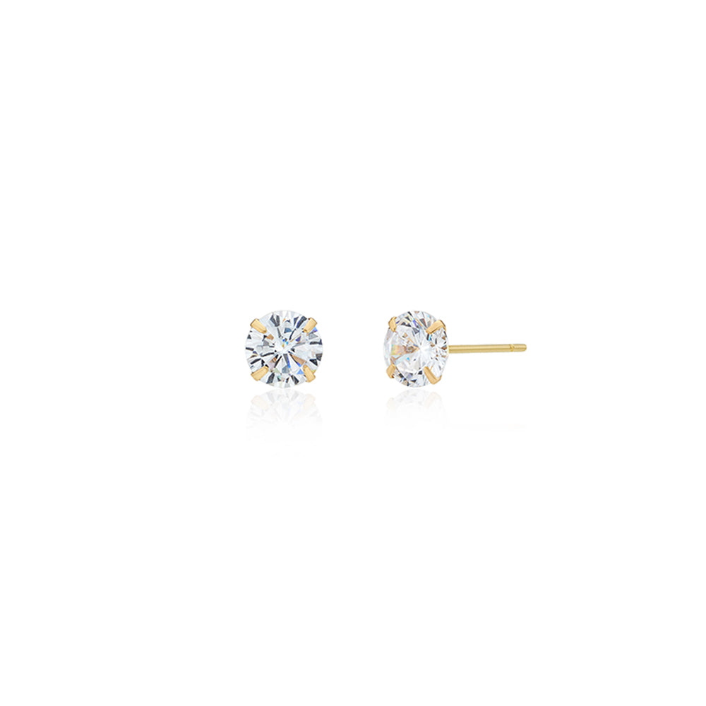 Classic Gold Sparkle Earring (5mm)