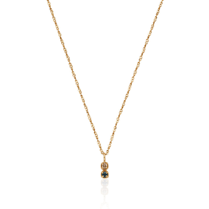 Two tone Diamond Gold Necklace