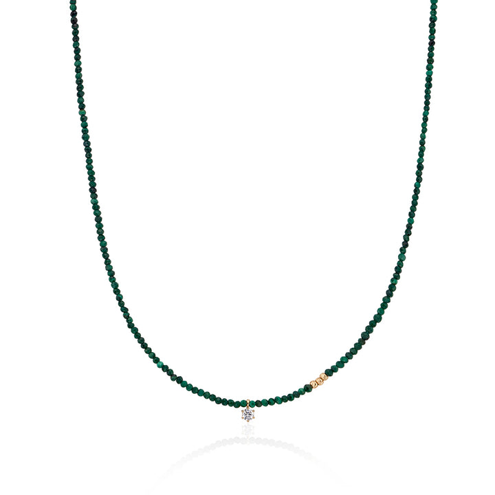 Malachite Cubic Necklace