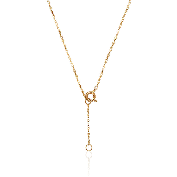 Mini Diamond Cross Gold Necklace