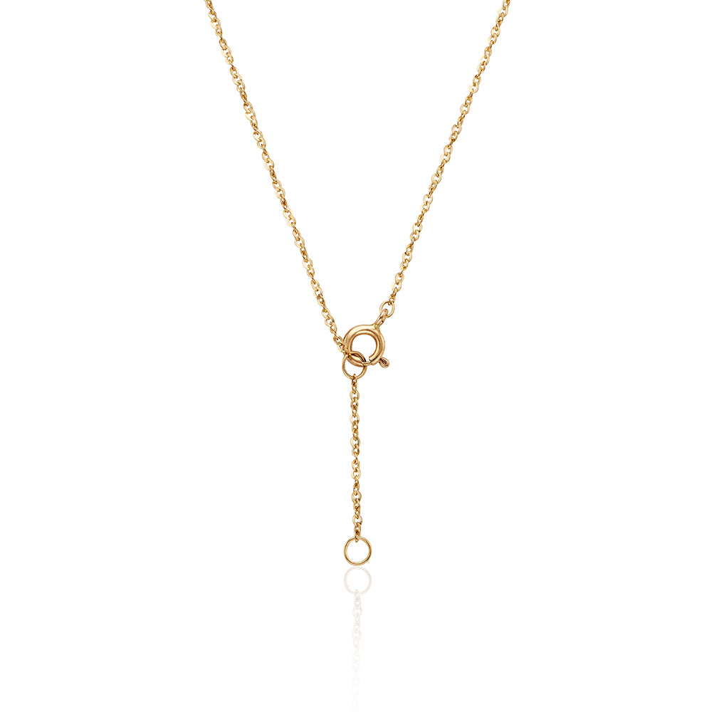 Two Line Diamond Point Necklace