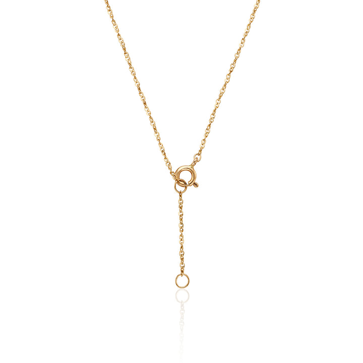 Two Line Diamond Point Necklace