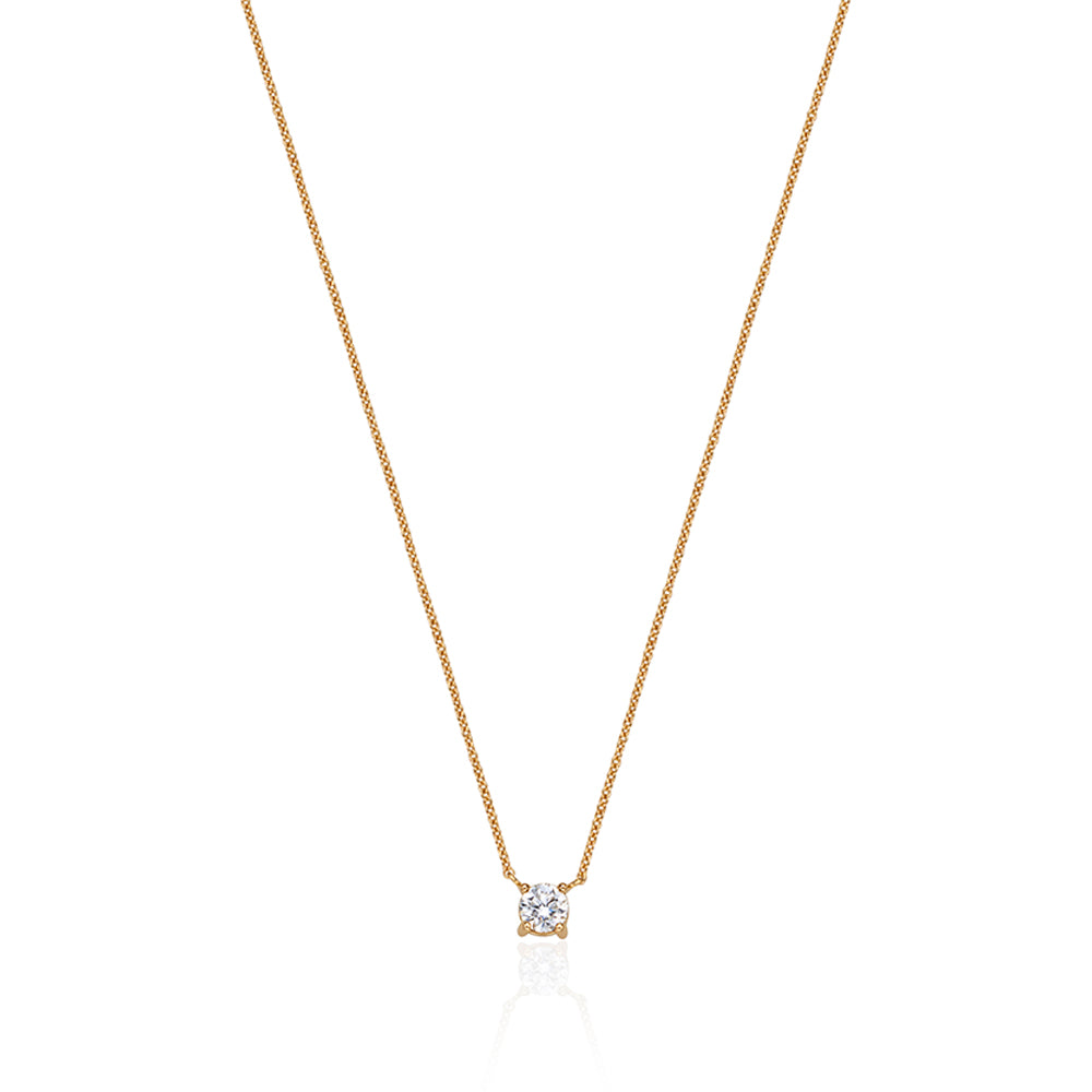 3mm Lab Grown Diamond Necklace