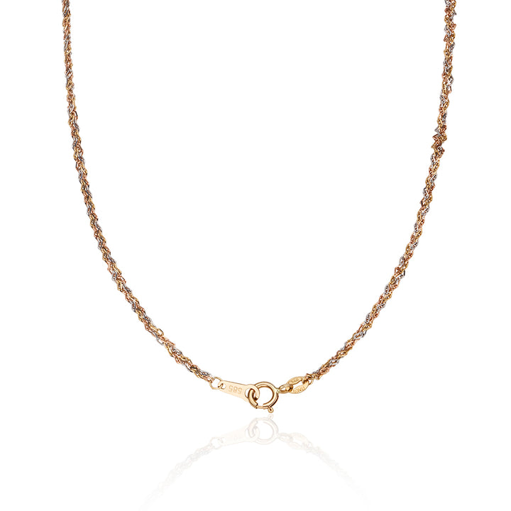 Mix Color Gold Chain Necklace