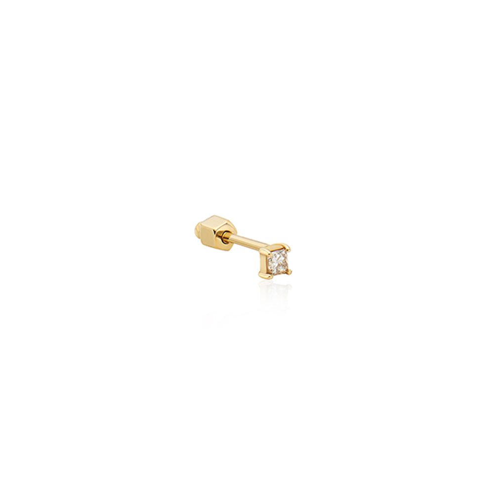 Delicated Diamond Gold Piercing