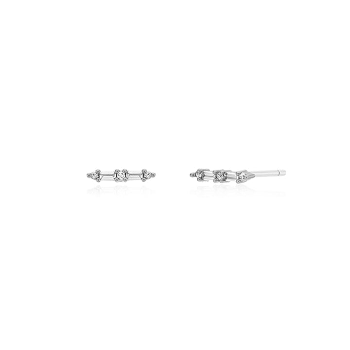 Crystal Mini Mono Bar Studs