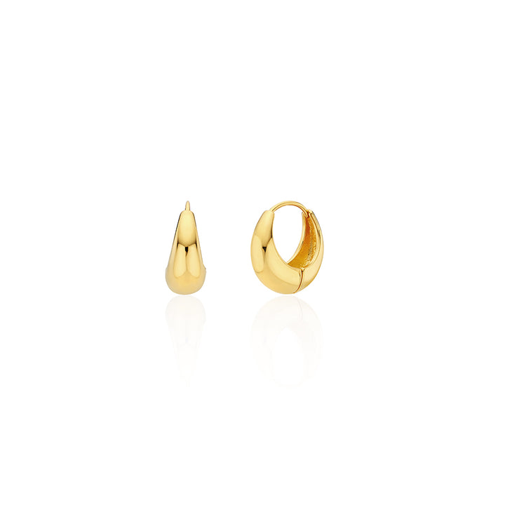 Modern Mini Bold Hoops