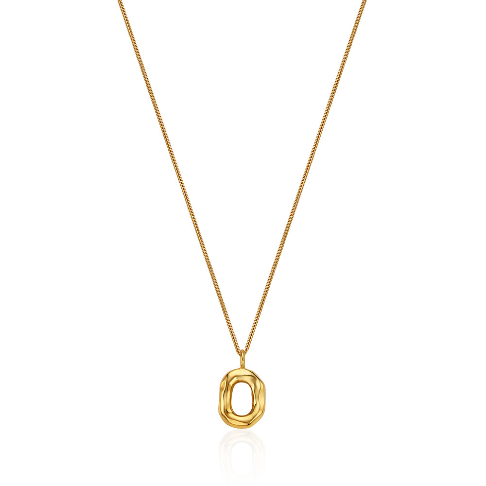 Bold Open Oval Necklace