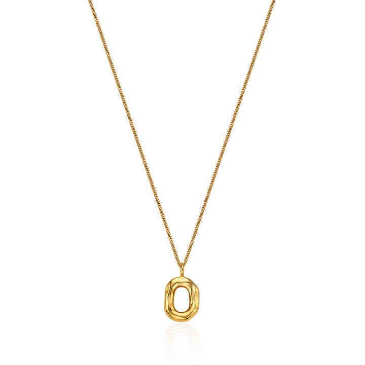 Bold Open Oval Necklace