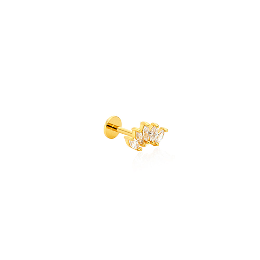 Penta Crown  Bar Piercing