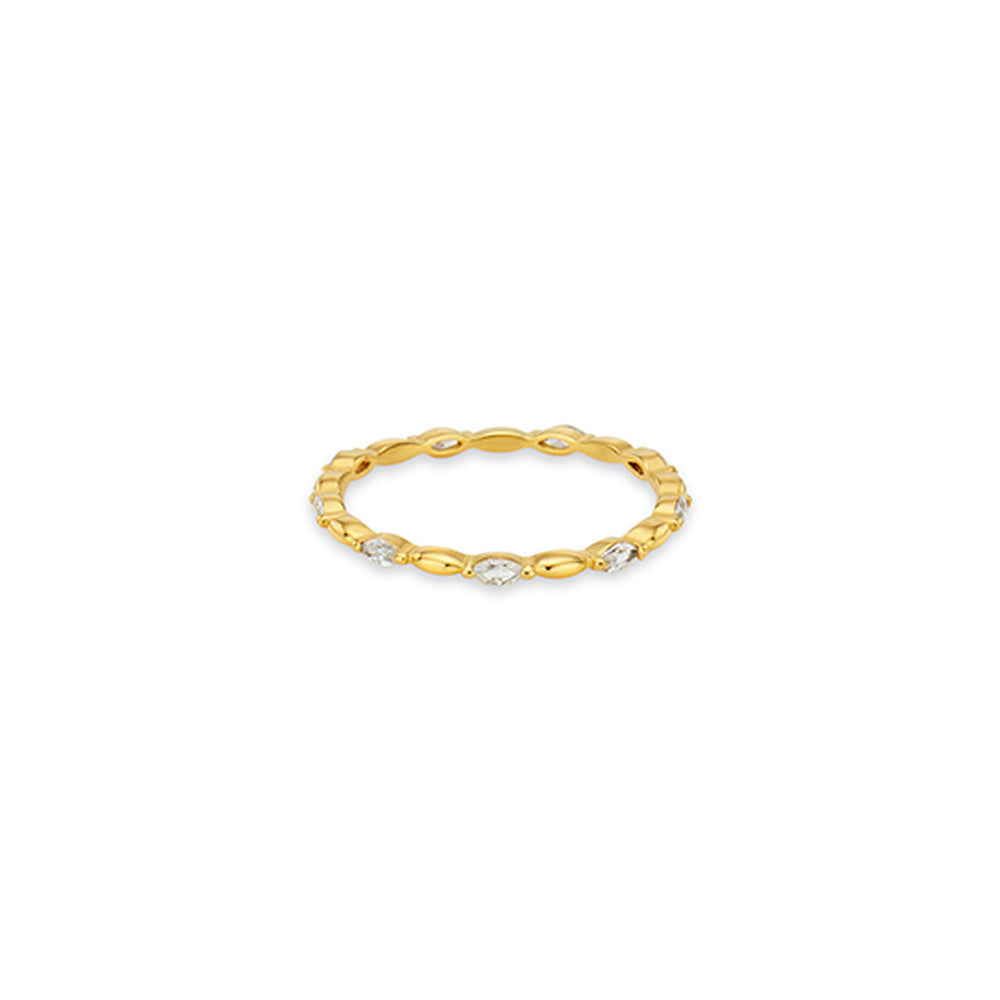 Slim Stone Light Ring