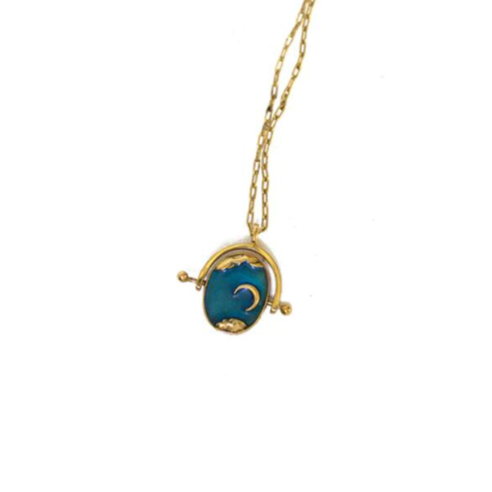 Sacha Pivot Moon Pendant