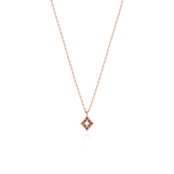 Rhombus Diamond Necklace