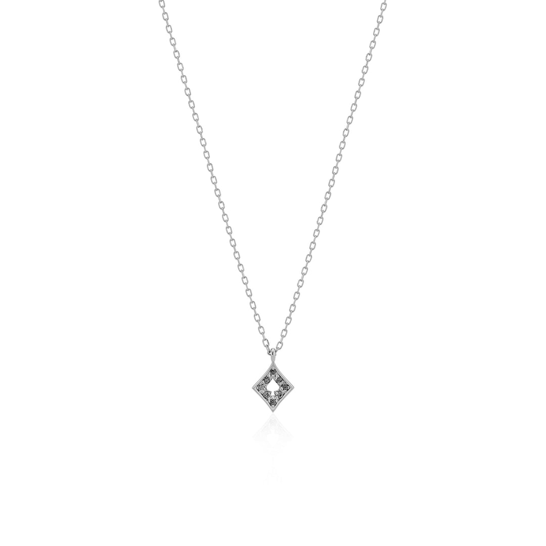 Rhombus Diamond Necklace