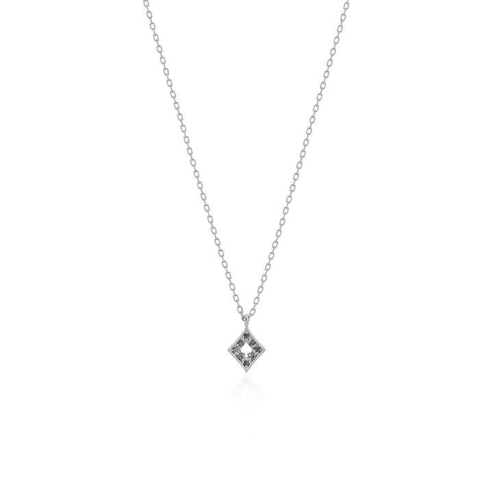 Rhombus Diamond Necklace