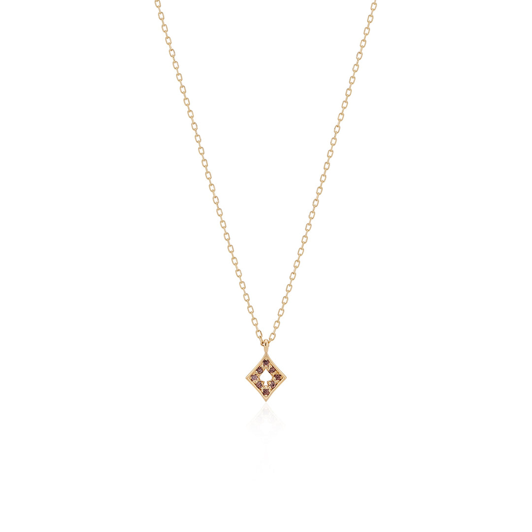 Rhombus Diamond Necklace