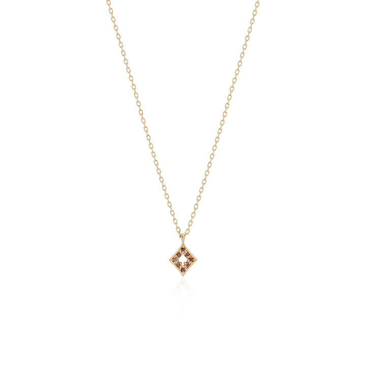 Rhombus Diamond Necklace