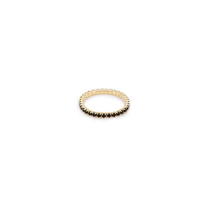 Stacker Black Ring