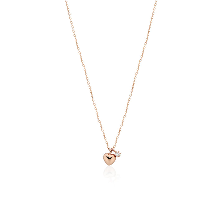 Petit Heart Solid Gold Necklace