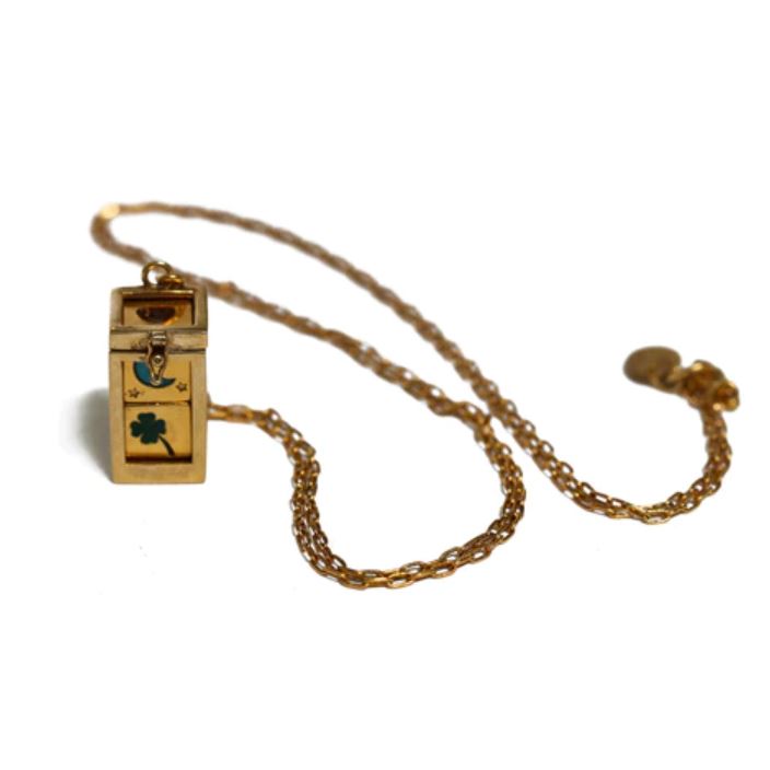 Sacha Cages Dice Amulet Necklace