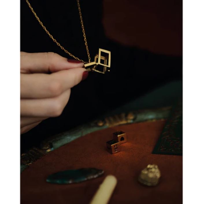 Sacha Cages Dice Amulet Necklace