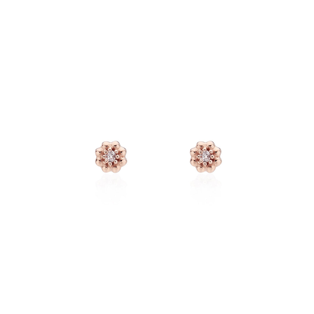 Flower Diamond Studs