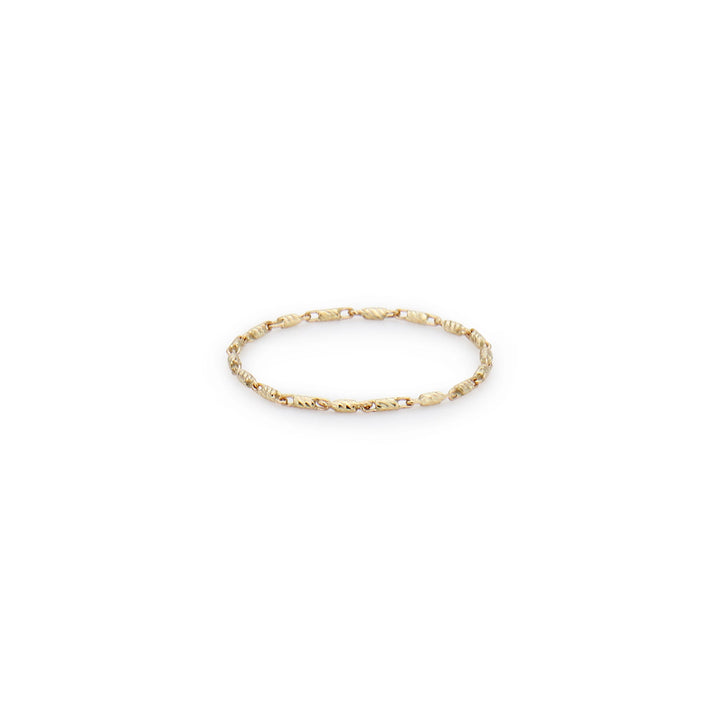 Italy Gold Chain Ring
