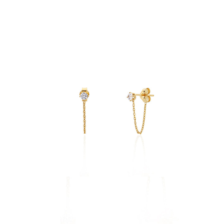 Petit Dot Drop Earrings