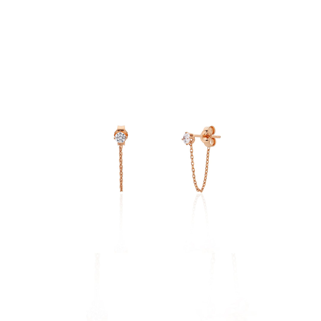 Petit Dot Drop Earrings