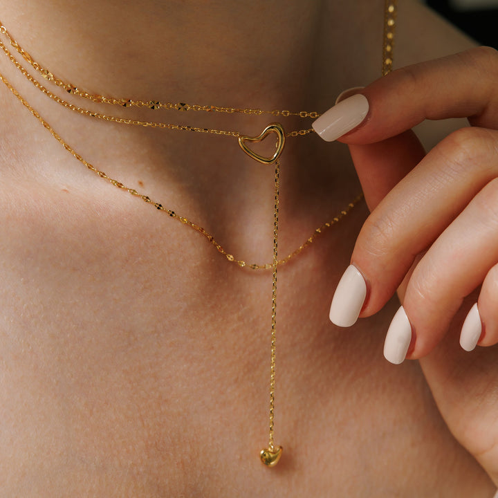 Rolo Double Chain Necklace