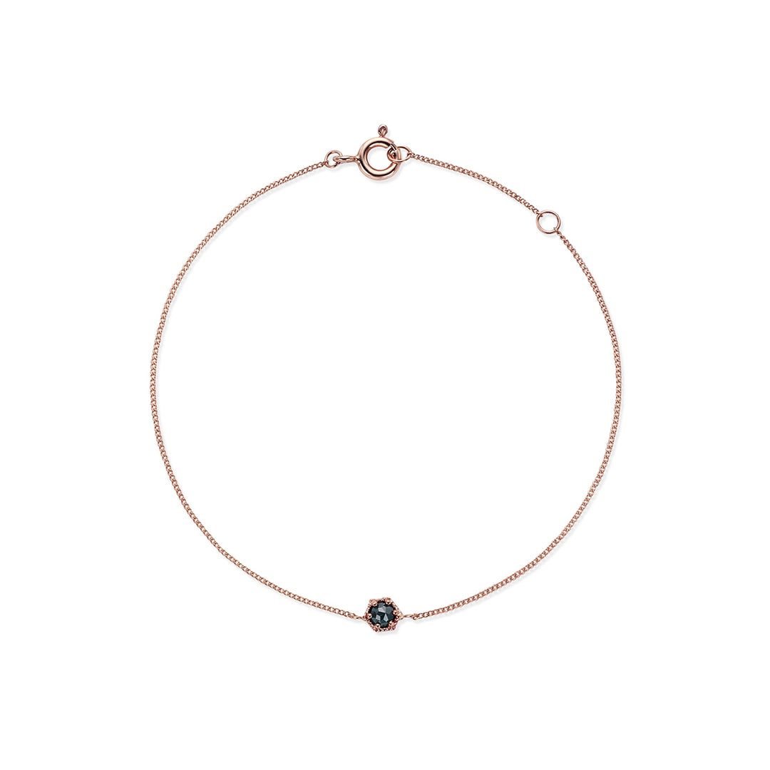 Azure Sphere Diamond Bracelet