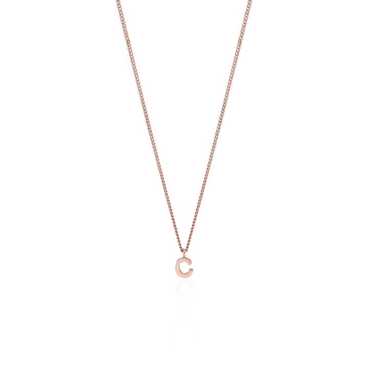 Gold Initial Pendant Necklace