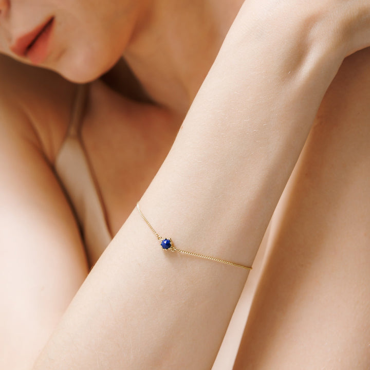 Square Lapis Bracelet