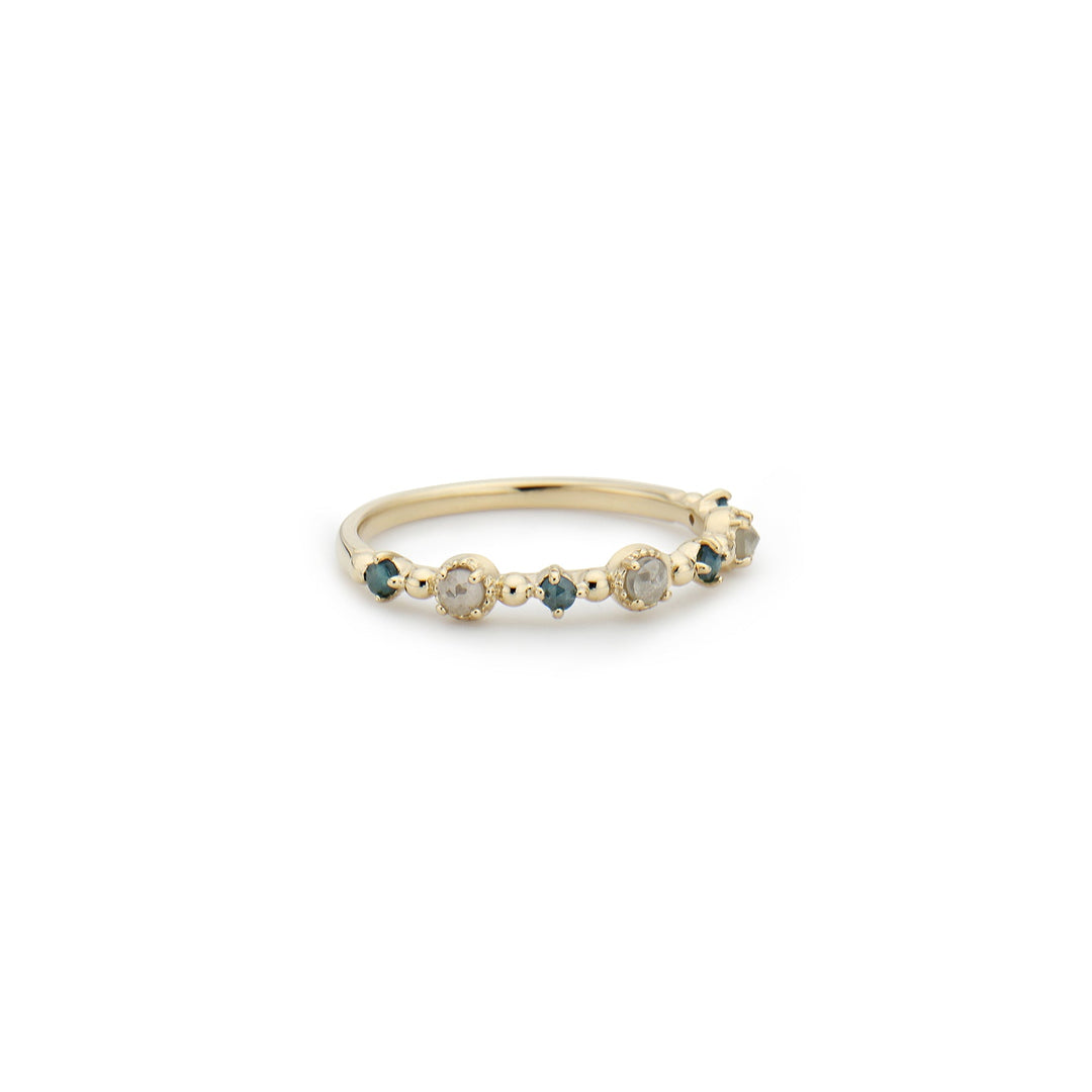 Blue Diamond Eternity Ring