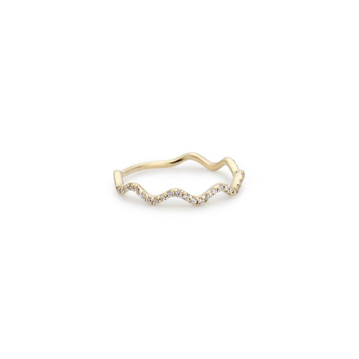 Diamond Wave Ring