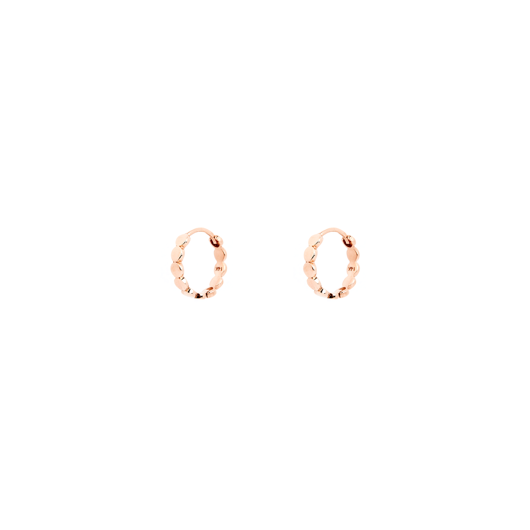 Herse Dot Mini Hoop Earrings