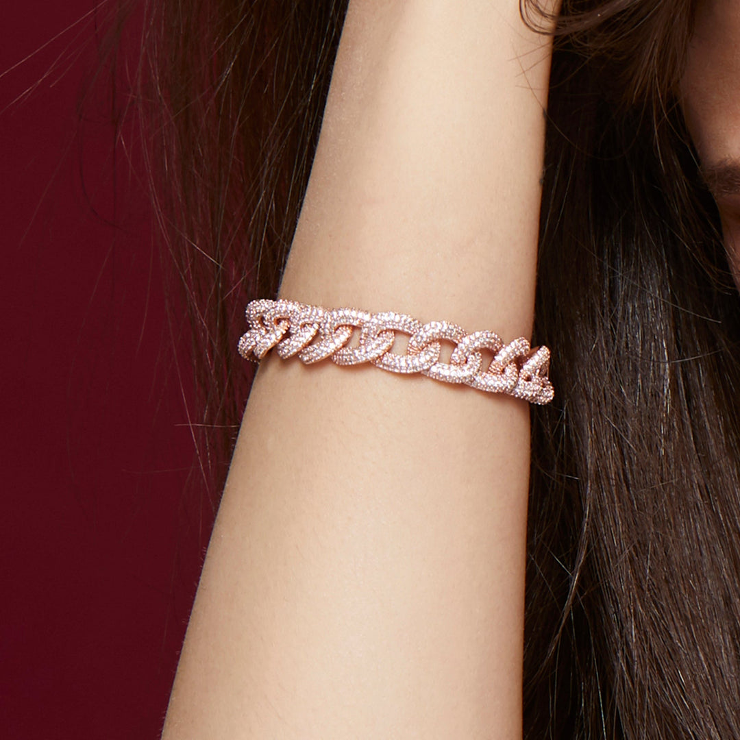 Pave Chain Bracelet