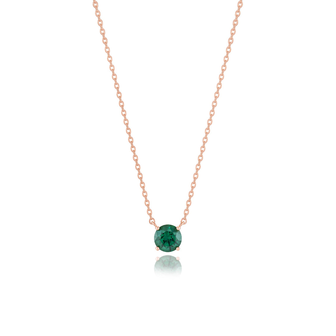 4Prong Green Necklace