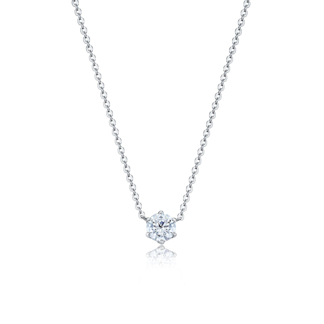 1CT 6Prong Necklace