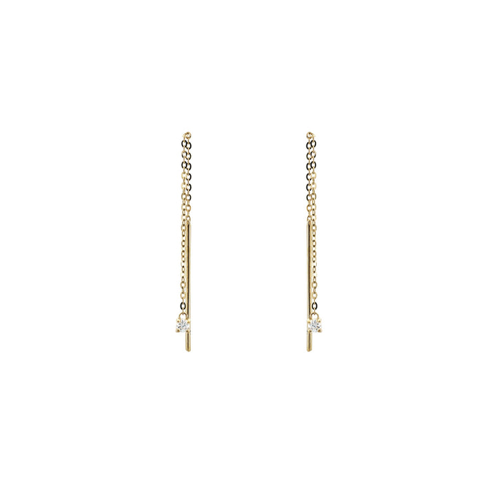 Diamond Threader Earrings