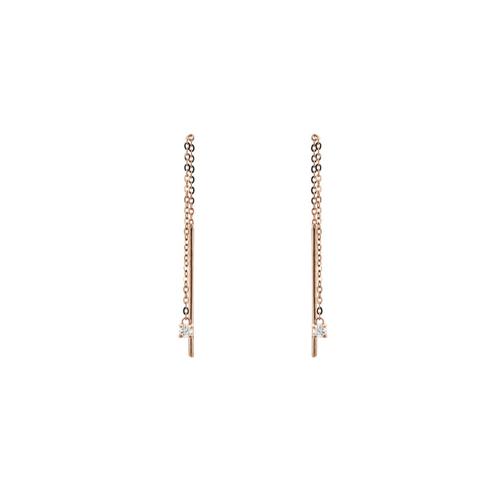 Diamond Threader Earrings